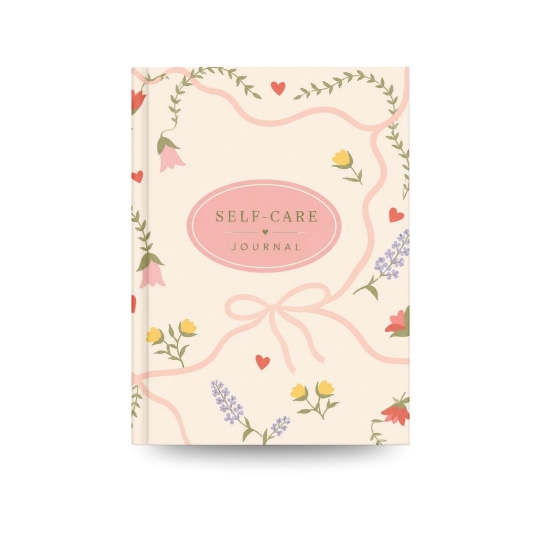 Soft Floral Self-Care & Reflection Journal Diary - Memories InsiteSOFT FLORAL SELF -CARE JOURNAL DIARY
